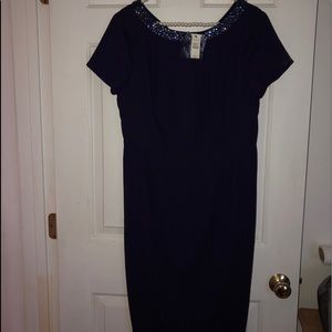 Talbots NWT sequin pencil dress size 8